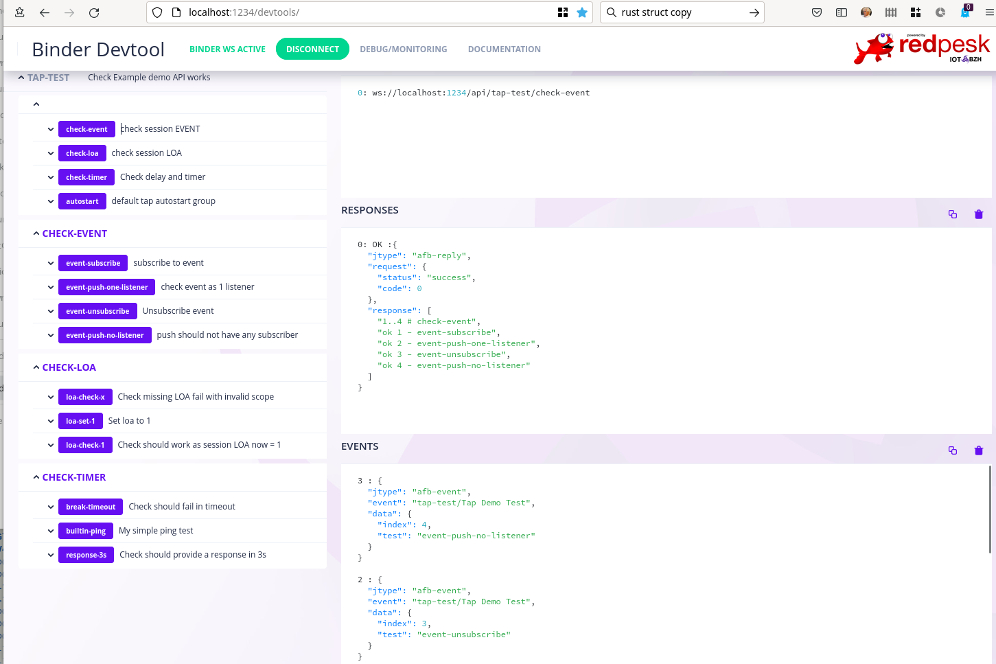 Rust binding architecture