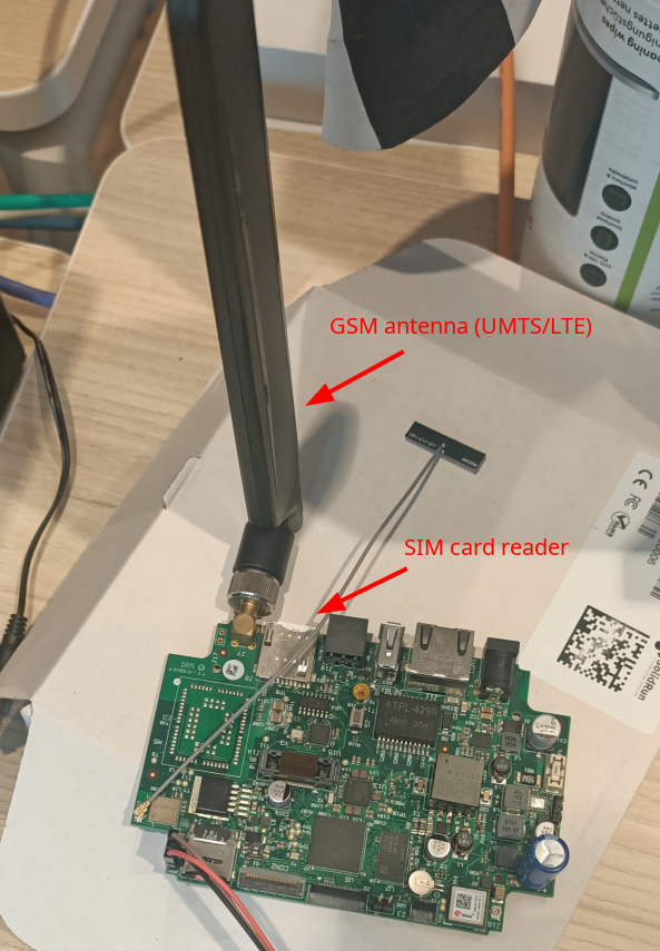 SolidSense with GSM antenna